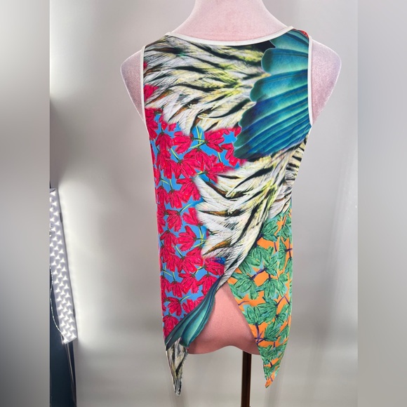 EUC Clover Canyon Multi Print Blouse - Picture 5 of 8